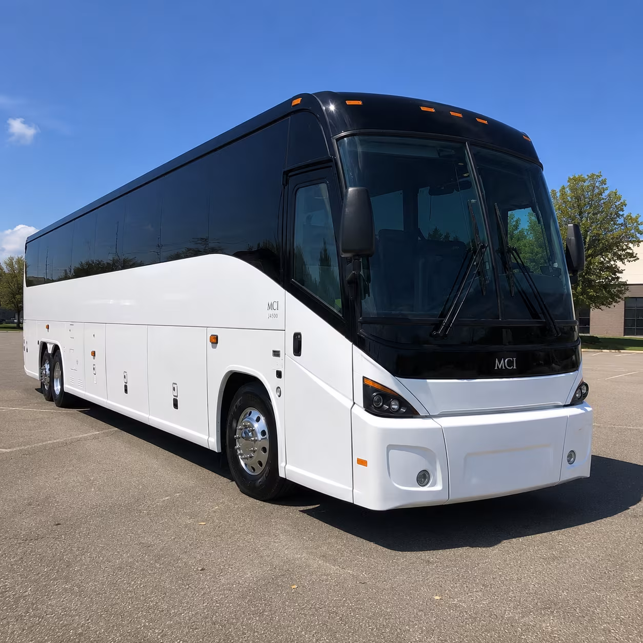 broken arrow 45 passenger charter bus