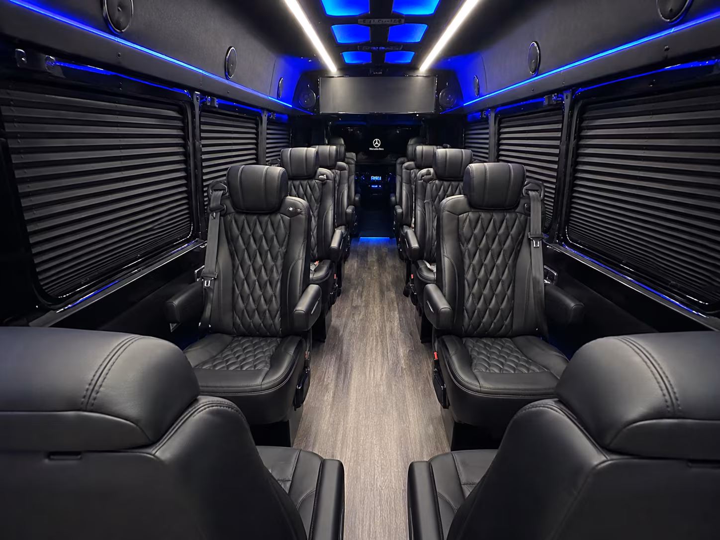 broken arrow sprinter van with driver interior