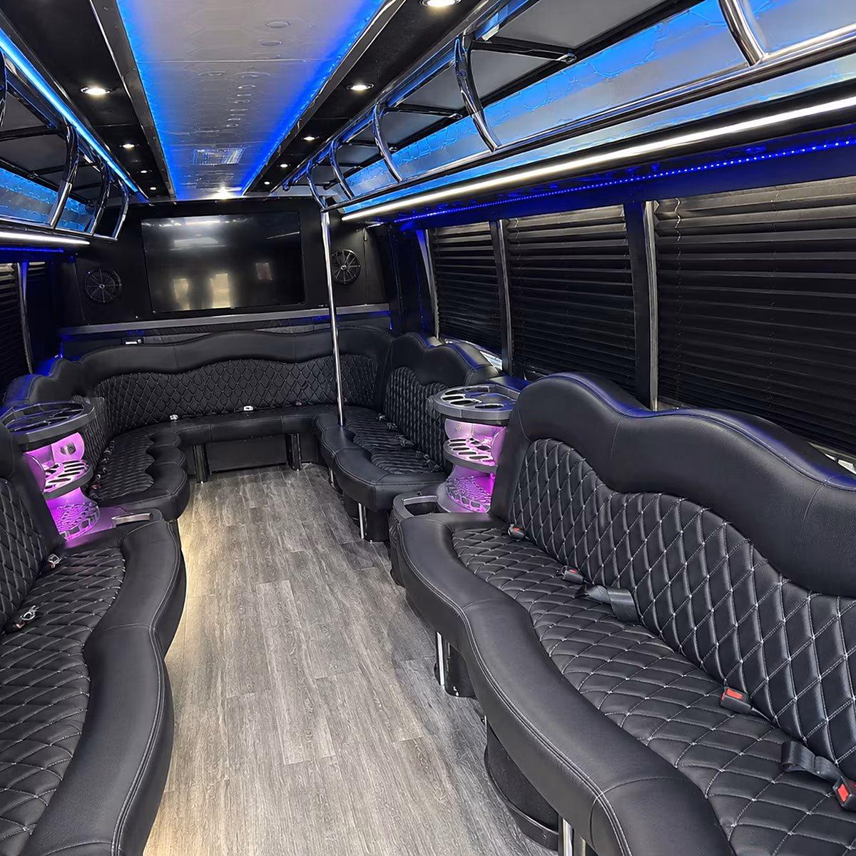 broken arrow wedding party bus rental
