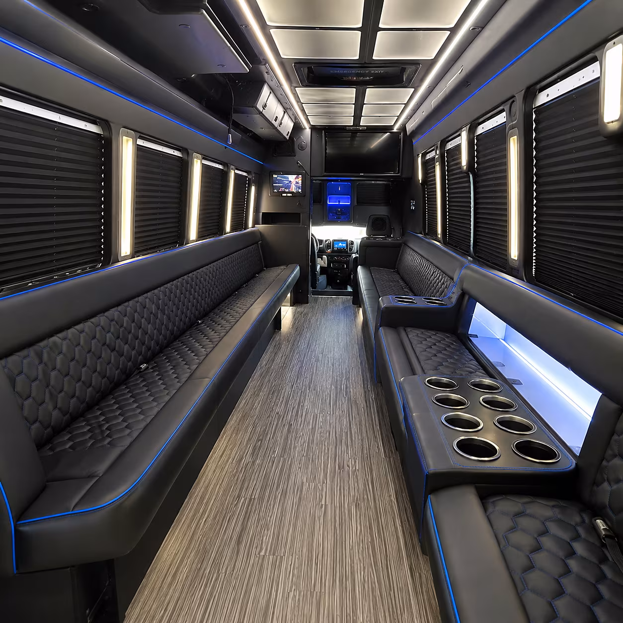 wedding transportation buses for tulsa area airport transfers
